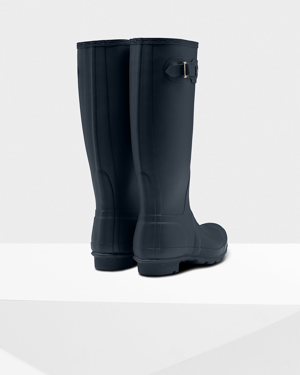 Womens Hunter Original Insulated - Tall Rain Boots Navy - 7425-AIZYS